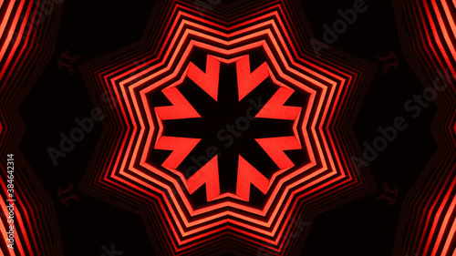 Abstract kaleidoscope background. Beautiful multicolor kaleidoscope texture. Unique kaleidoscope design.