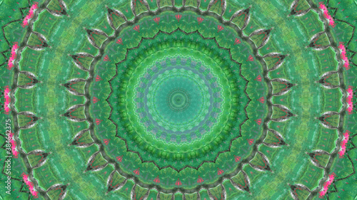 Abstract kaleidoscope background. Beautiful multicolor kaleidoscope texture. Unique kaleidoscope design.