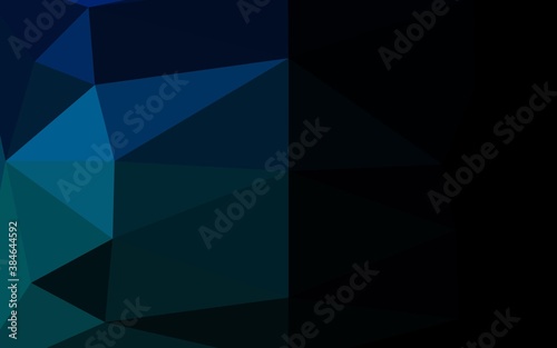 Light BLUE vector low poly cover. © Dmitry