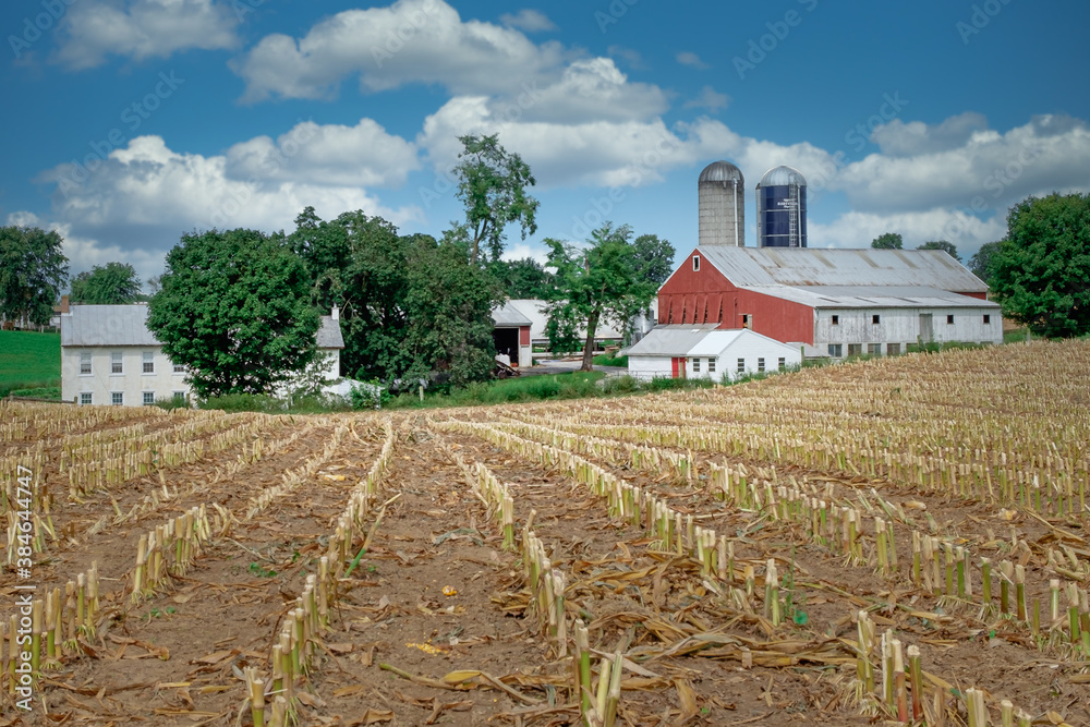 Amish Farm near Lancaster, Pennsyvania, September 2020