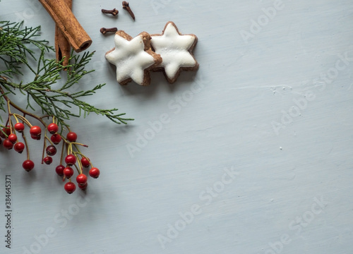 Cinnamon Christmas Cookie stars photo