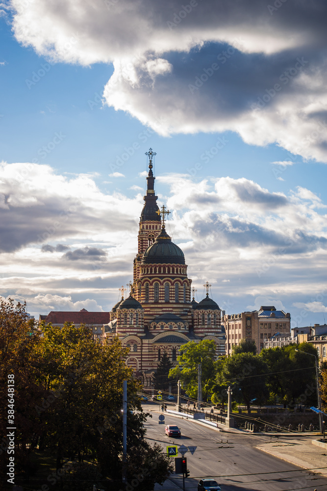 Holy Annunciation Cathedral in the center of Kharkiv