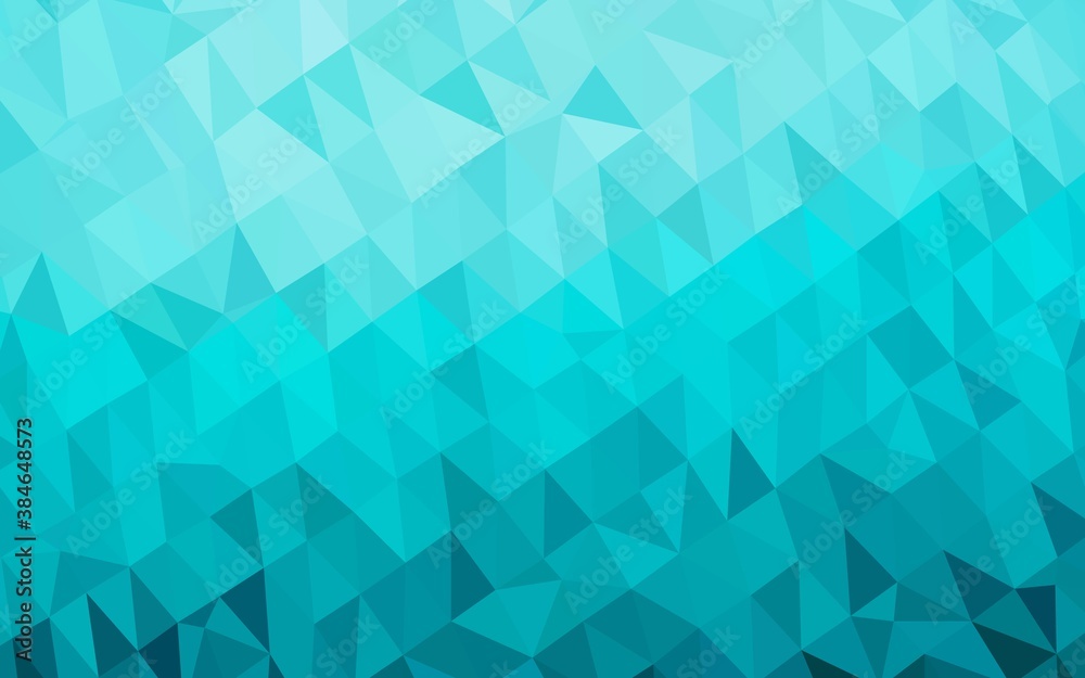 Light BLUE vector polygonal template. Light BLUE vector polygonal template.