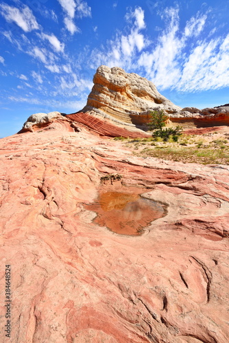 White Pocket Rock Formations in the Vermilion Cliffs National Monument in Arizona, USA