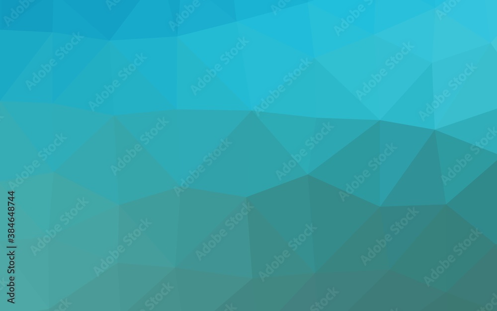 Light BLUE vector shining triangular background. Light BLUE vector shining triangular background.