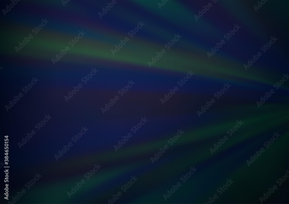 Dark BLUE vector blurred shine abstract template. Dark BLUE vector blurred shine abstract template.