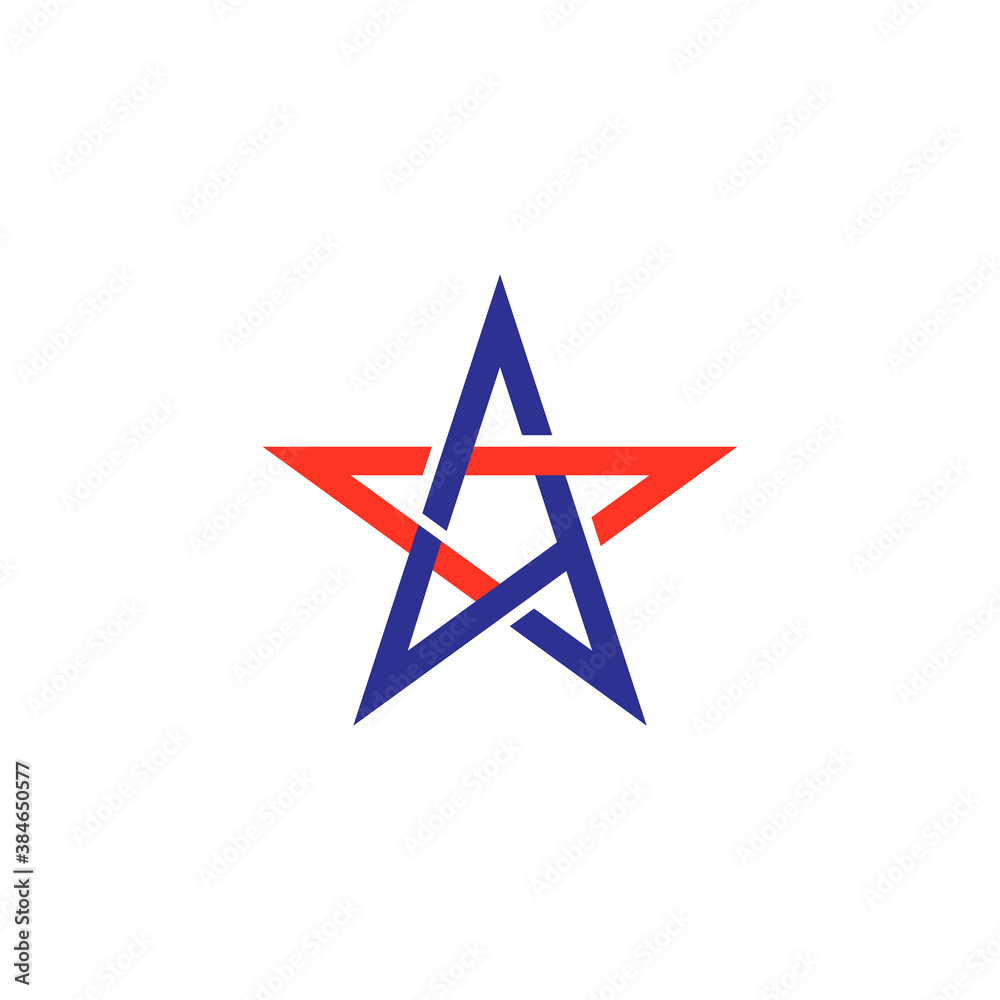 Star logo template vector icon illustration Star logo template vector icon illustration