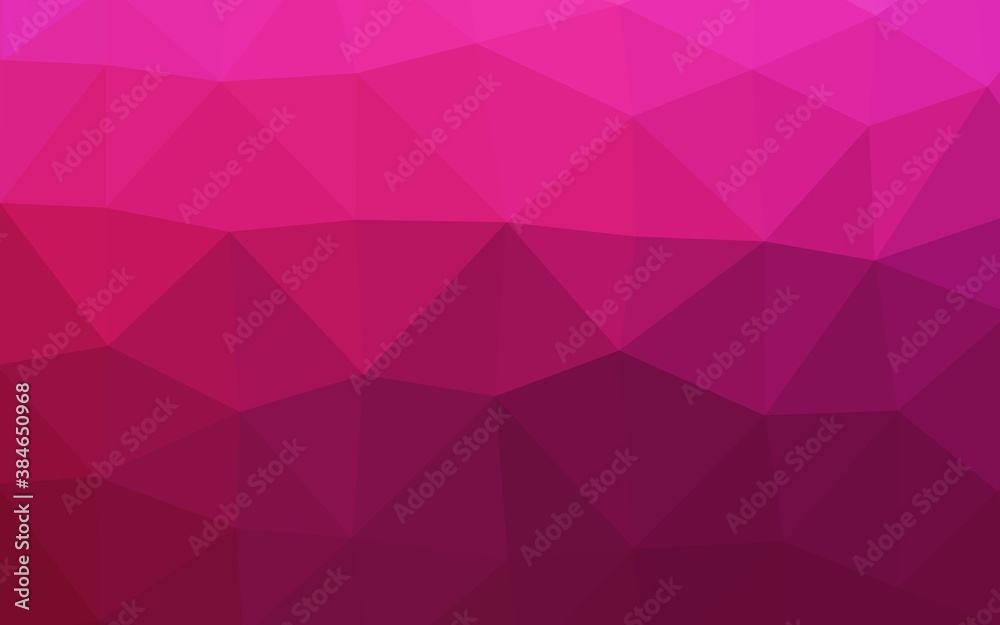 Dark Pink vector polygonal pattern. Dark Pink vector polygonal pattern.
