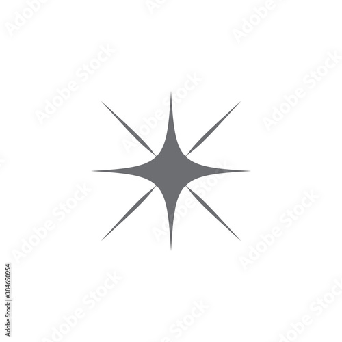 Star logo template vector icon illustration