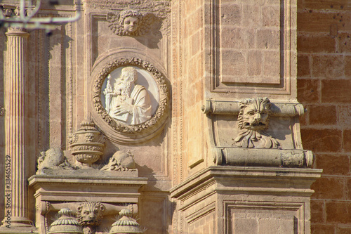 Detalle de la Catedral de Almería, España photo