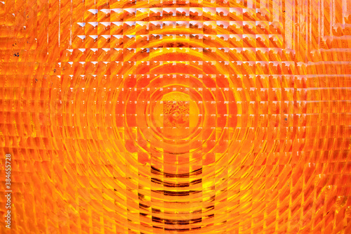orange vehicle reflector texture background