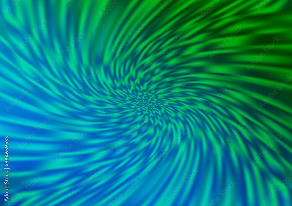 Obraz premium Light Blue, Green vector blur pattern.