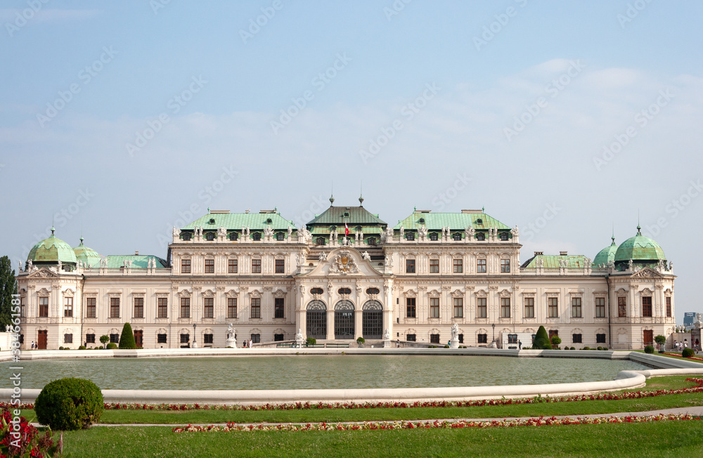 Upper Belvedere palace in Vienna