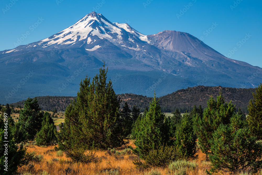 Fototapeta premium Mount Shasta View Point in California