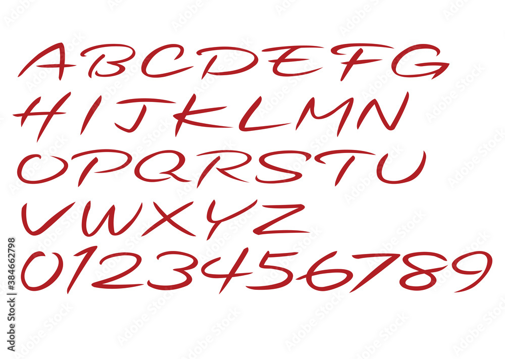 フォント アルファベット大文字・数字 フォント アルファベット大文字・数字