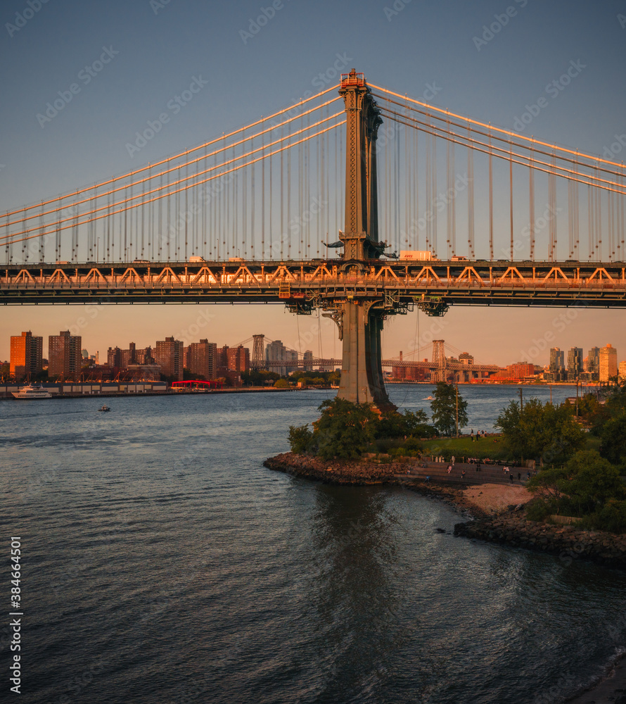 Fototapeta premium manhattan bridge New York classic views 
