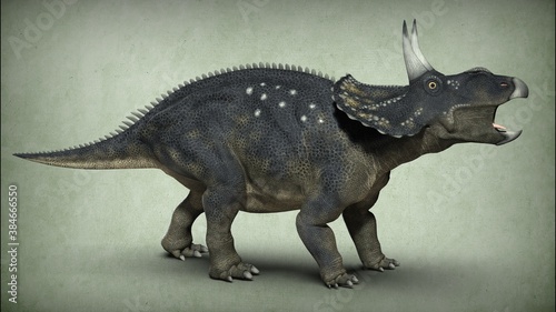 Ancient extinct dinosaur. 3D illustration