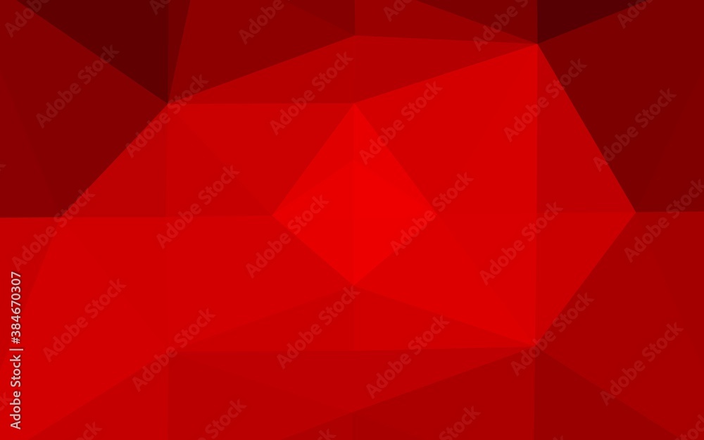 Light Red vector polygon abstract layout. Light Red vector polygon abstract layout.