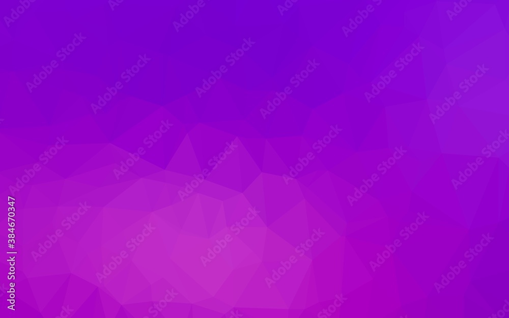 Light Purple vector polygon abstract layout. Light Purple vector polygon abstract layout.