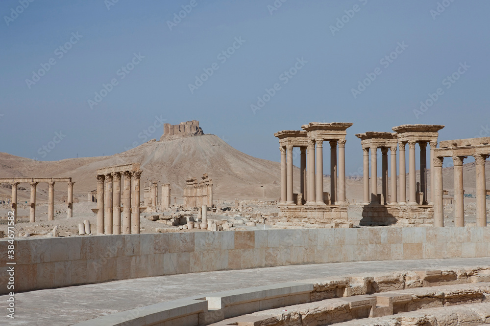 Ruins of the ancient city of Palmyra, Syria