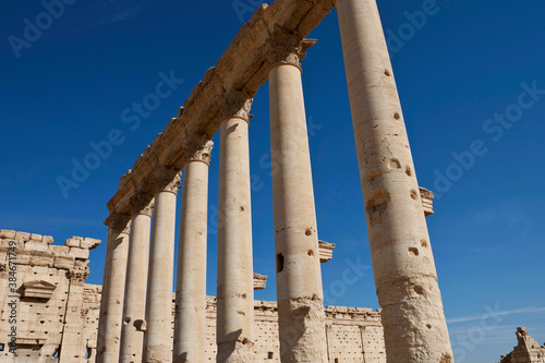 Ruins of the ancient city of Palmyra, Syria