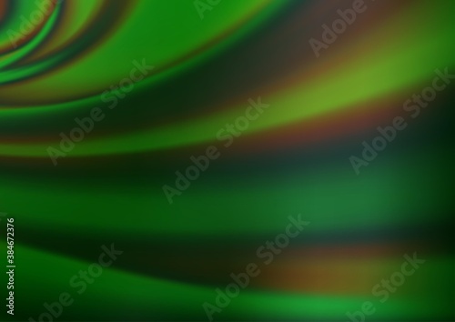 Light Green vector bokeh pattern.