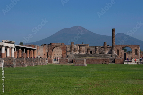 Ruins of Pompeii in Pompeii, Italy