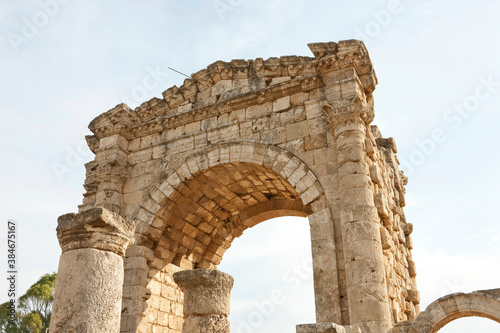 The Triumphal Arch at Al Bass archaeological site, Tyre, Lebanon