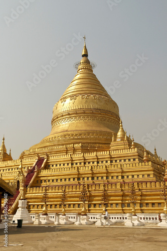 Shwezigon Pagoda in Yangon, Myanmar
