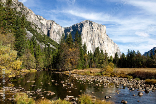 Photography Tunnel View of Yosemite national Park in California, San Francisco, USA