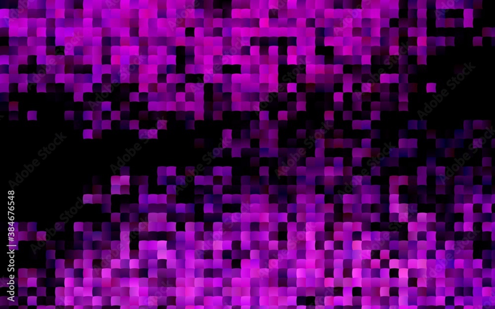 Fototapeta premium Dark Purple vector cover in polygonal style.