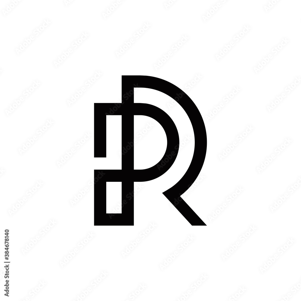 r p rp pr initial logo design vector symbol graphic idea creative r p rp pr initial logo design vector symbol graphic idea creative