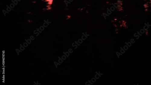 Driving through Yellowstone National park after the fires of summer 2020. photo