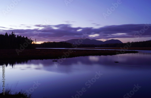  landscape of lake with dusk twilight © nd700