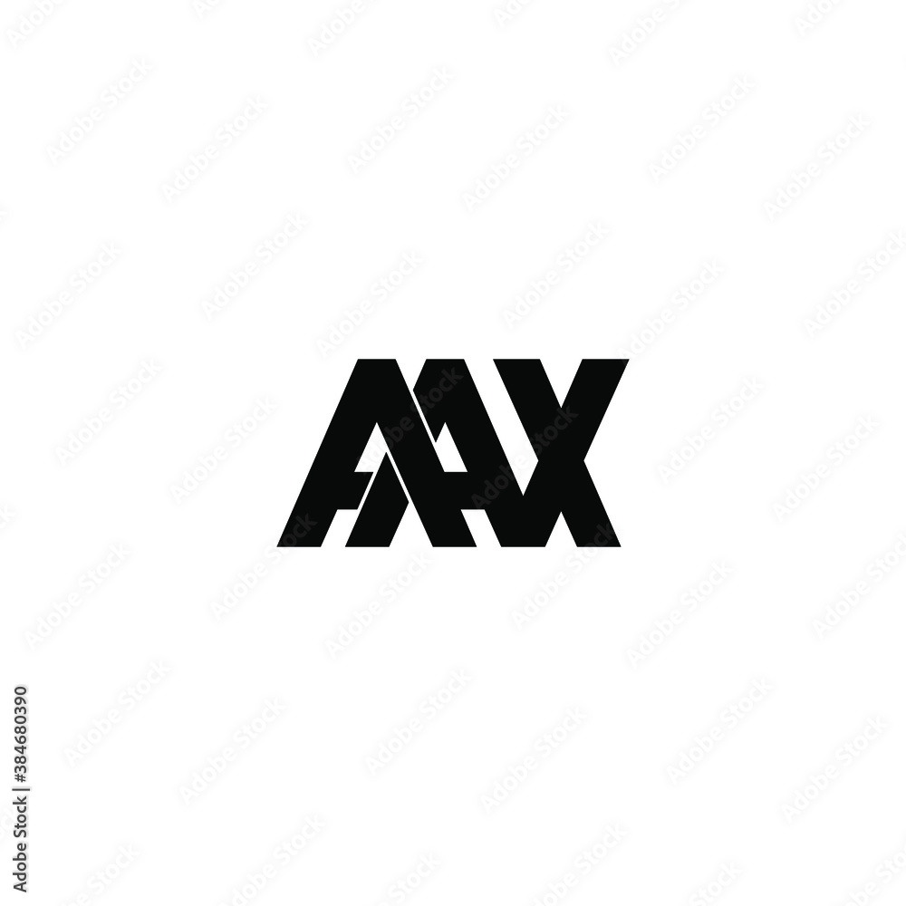 aax letter original monogram logo design aax letter original monogram logo design