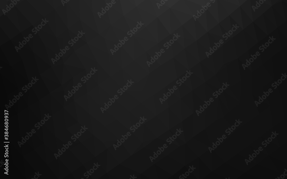 Obraz premium Dark Silver, Gray vector polygon abstract backdrop.