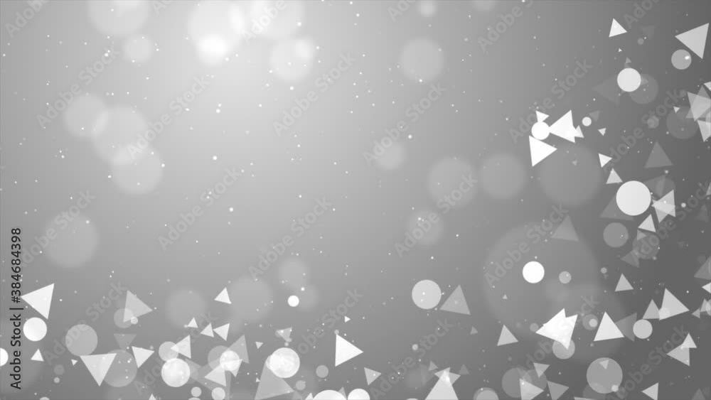 Abstract bokeh Defocused glitter lighting Flickering Dust White Particles loop background. Christmas, New Year, Holiday, greeting, Festivel, birthday, Invitation, Wishes, event Diwali presentation