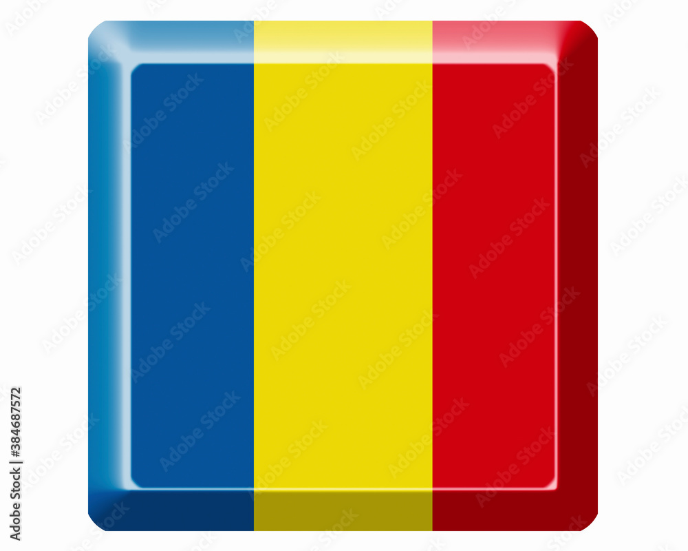 Fototapeta premium ルーマニアの国旗