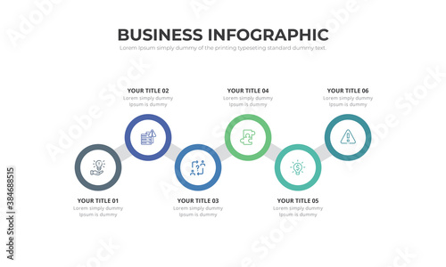 Vector infographics timeline design template, Blank space for content, business, infographic, diagram,  timeline.