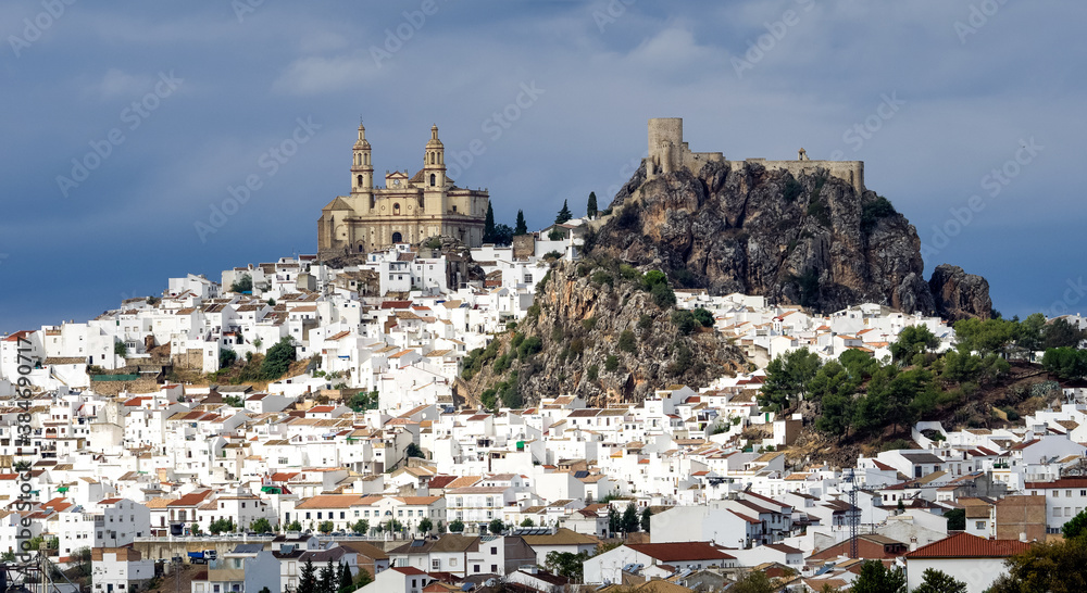 Olvera white village in Cadiz province, Andalucia, Spain