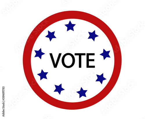 American presidential election badges