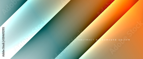 Fluid gradients with dynamic diagonal lines abstract background. Bright colors with dynamic light and shadow effects. Vector wallpaper or poster