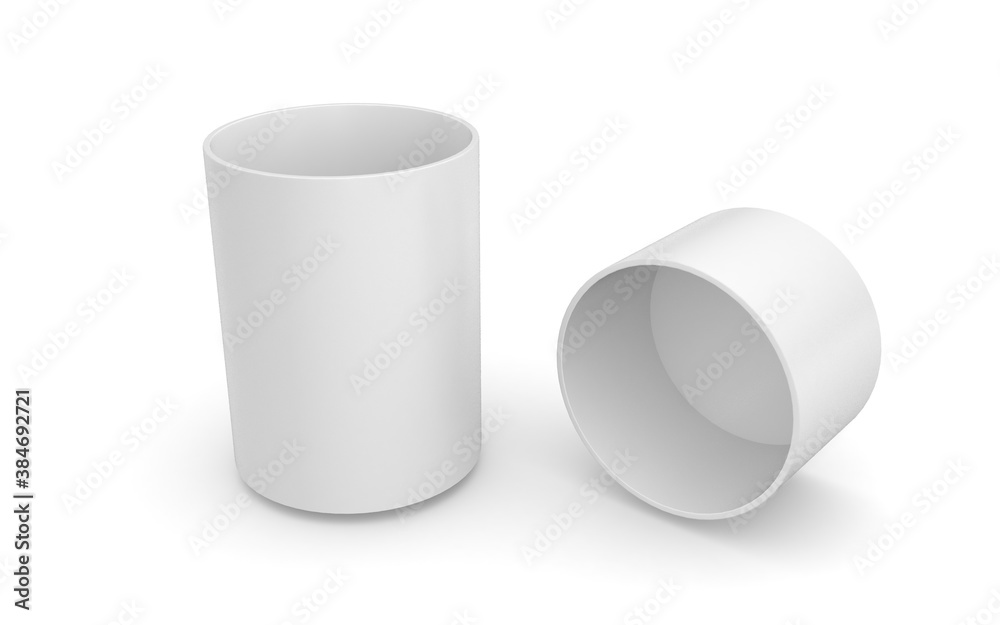 3d mockup glass in white background 3d mockup glass in white background