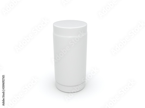 3d cylinder on white background
