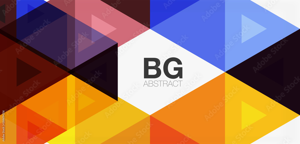 Mosaic triangle pattern abstract background for cover, banner, flyer and poster and other template Mosaic triangle pattern abstract background for cover, banner, flyer and poster and other template