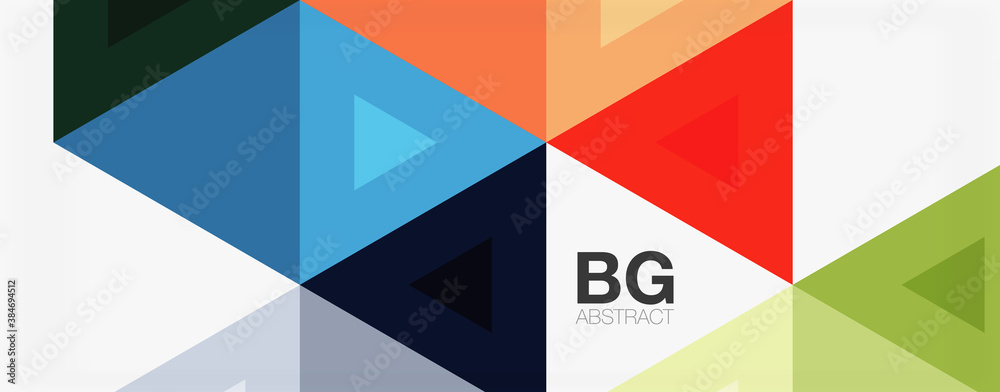 Mosaic triangle pattern abstract background for cover, banner, flyer and poster and other template Mosaic triangle pattern abstract background for cover, banner, flyer and poster and other template