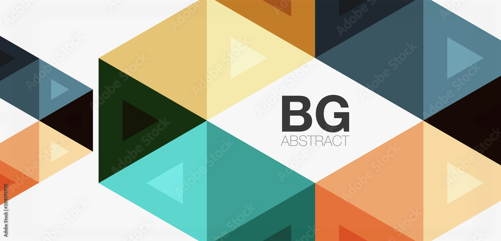 Mosaic triangle pattern abstract background for cover, banner, flyer and poster and other template Mosaic triangle pattern abstract background for cover, banner, flyer and poster and other template