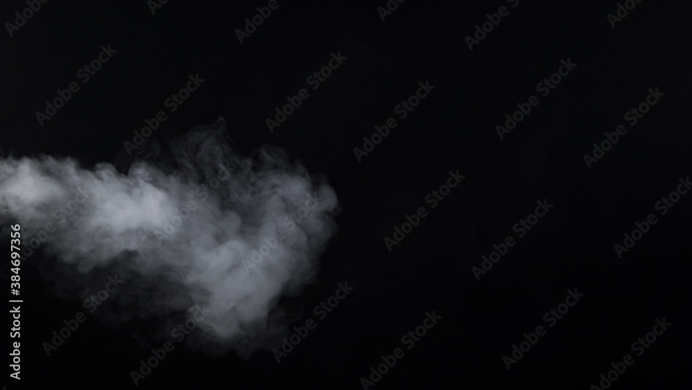 Video of cloudy smoke of cigarette on black background Video of cloudy smoke of cigarette on black background