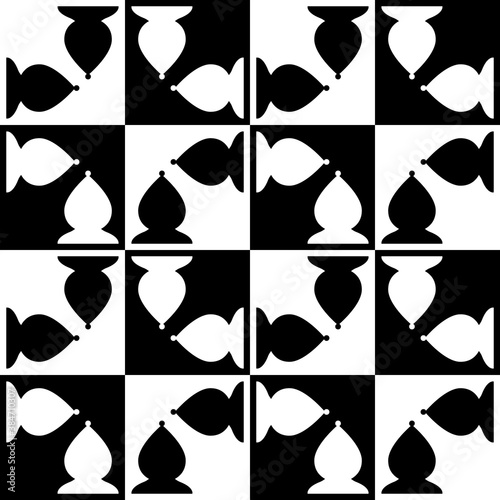 Seamless pattern with Chess...