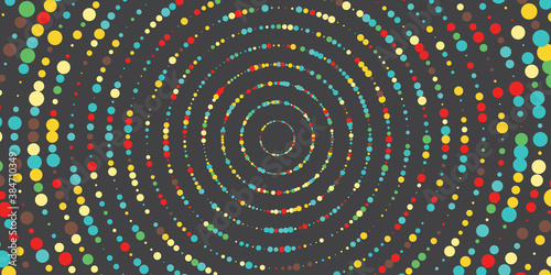 abstract background with circles vector design illustration